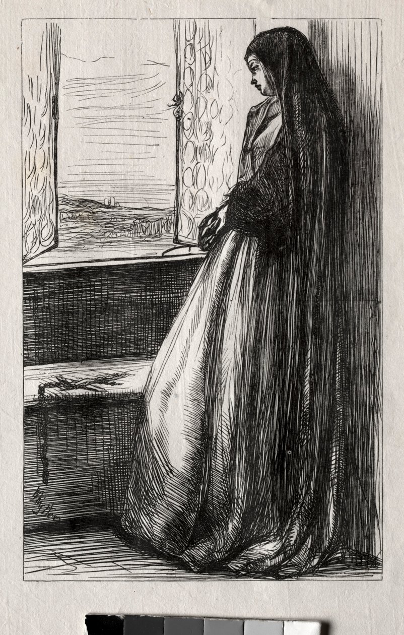 Illusztráció Bruckhardt gróf számára: Hetente egyszer, 1862. alkotó: James Abbott McNeill Whistler