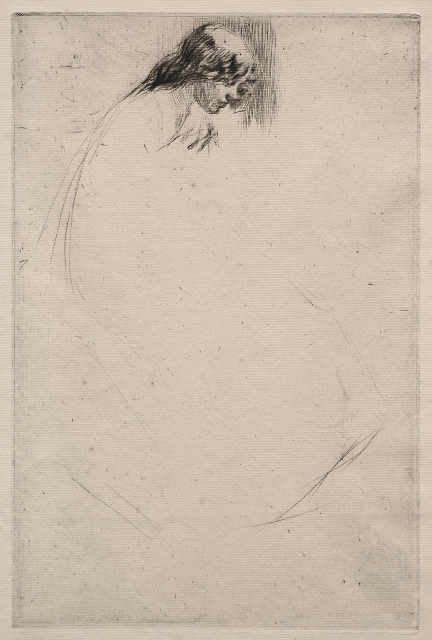 Jos Bent Head. alkotó: James Abbott McNeill Whistler