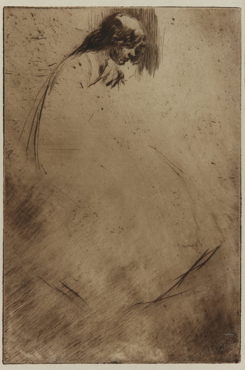 Jo hajlott feje, 1861. alkotó: James Abbott McNeill Whistler