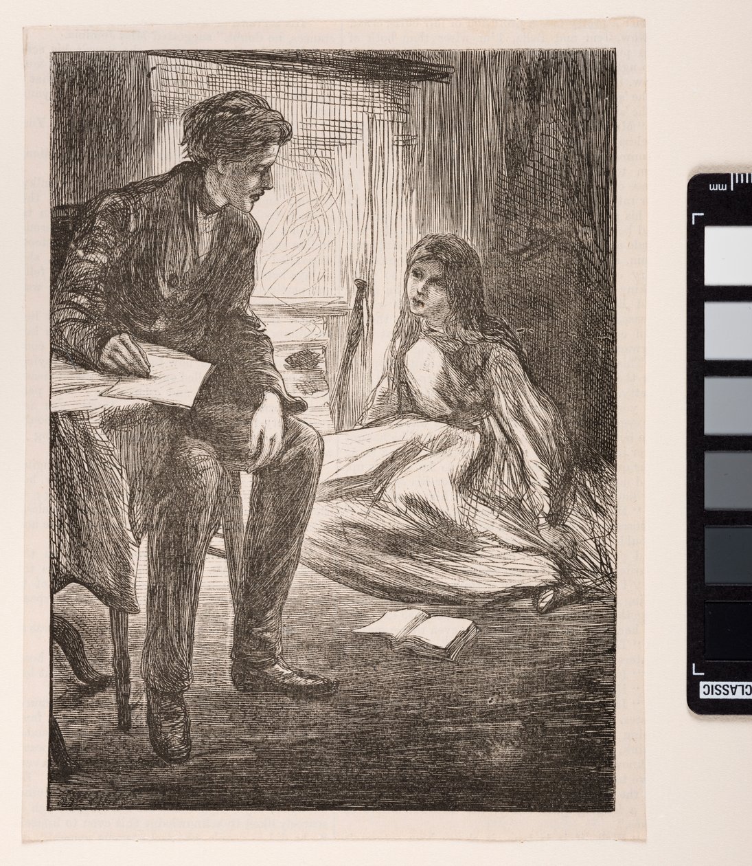 Kenneth és Lena Graeme, "The Trial Sermon", 1862 alkotó: James Abbott McNeill Whistler