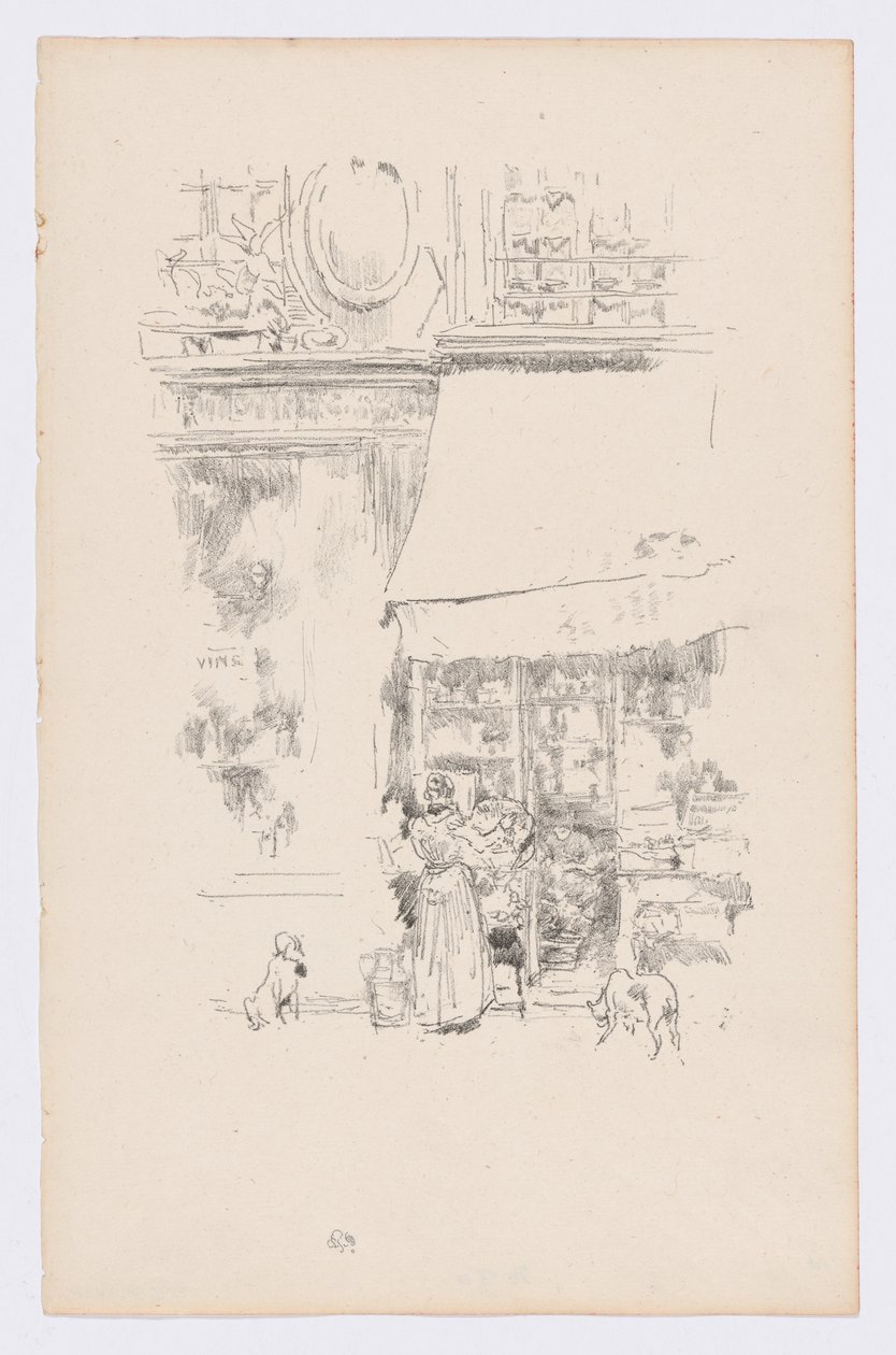La Fruitière de la rue de Grenelle alkotó: James Abbott McNeill Whistler