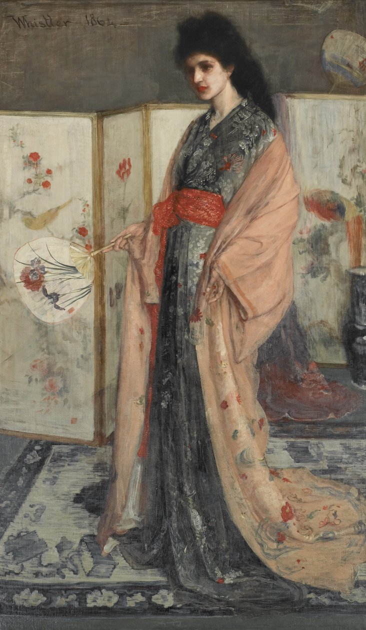 A hercegnő a porcelánföldről 1863-65 (olaj, vászon) alkotó: James Abbott McNeill Whistler