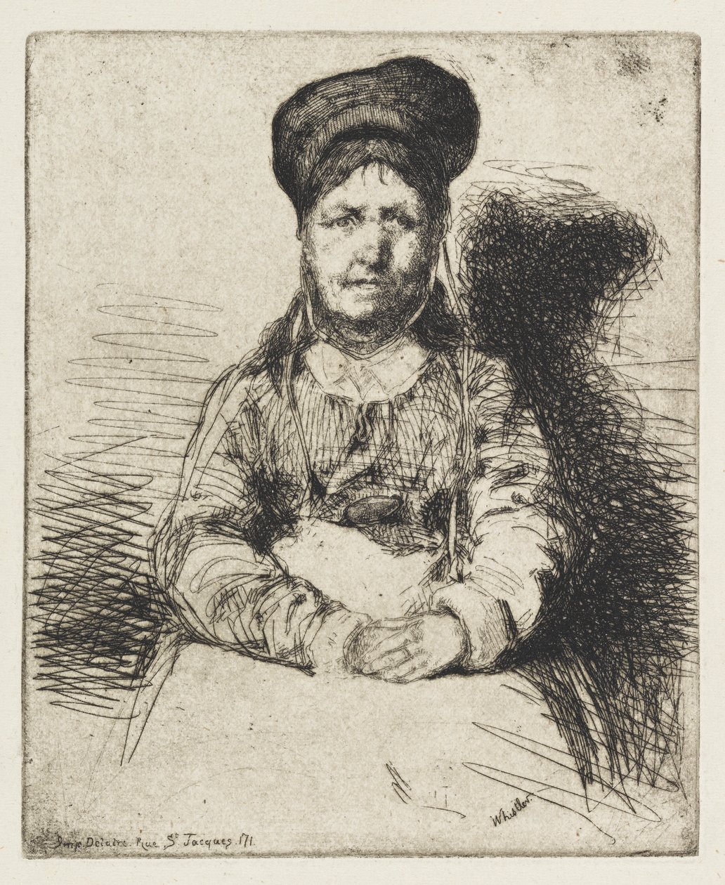 Rétameuse, 1858. alkotó: James Abbott McNeill Whistler