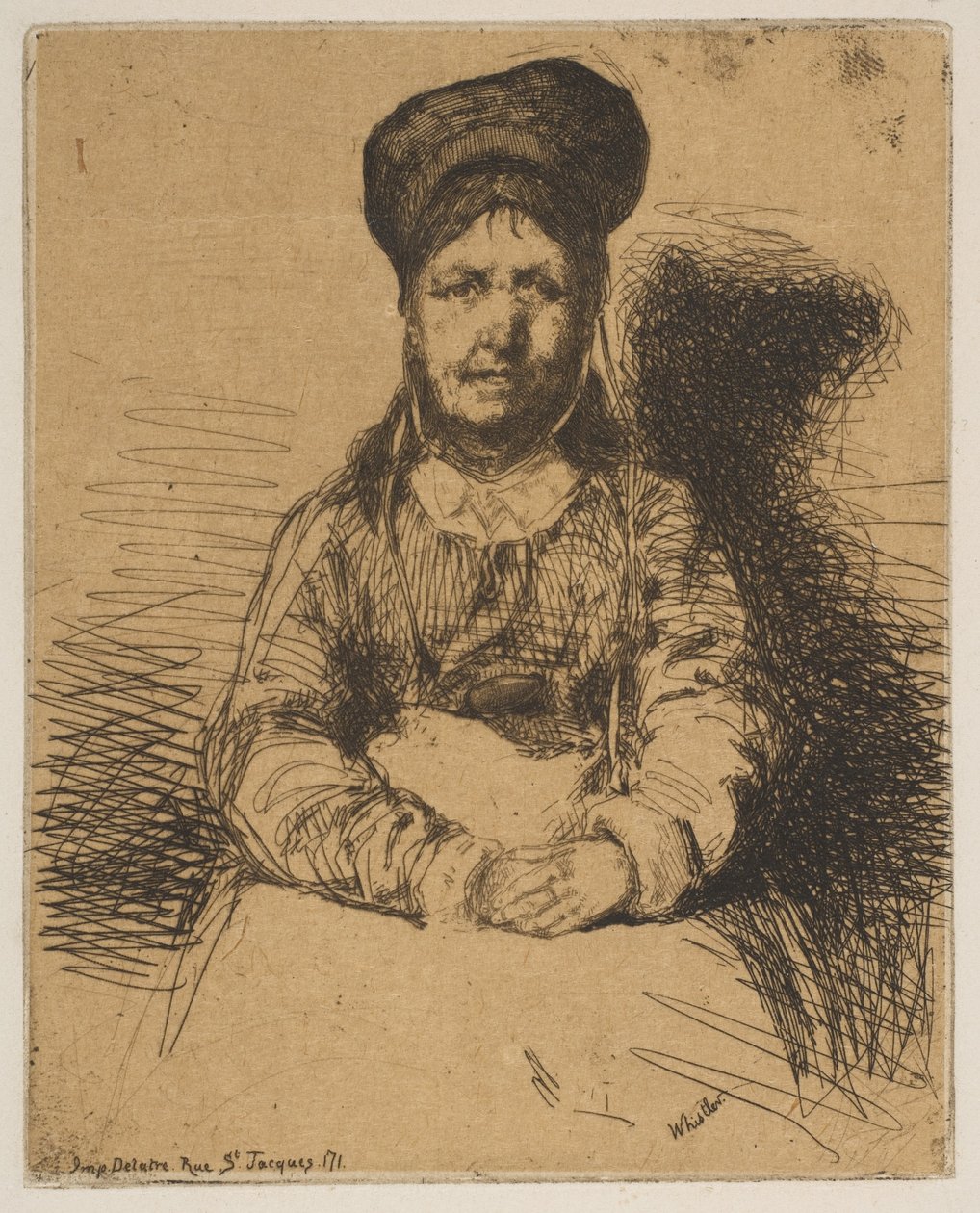 Rétameuse, 1858. alkotó: James Abbott McNeill Whistler