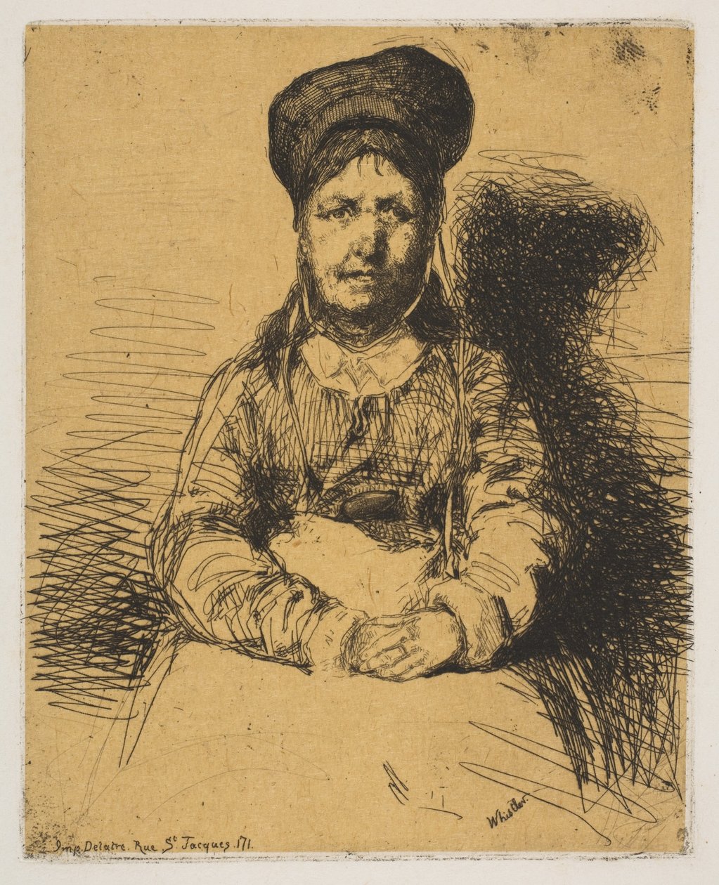 La Rétameuse, 1858. alkotó: James Abbott McNeill Whistler