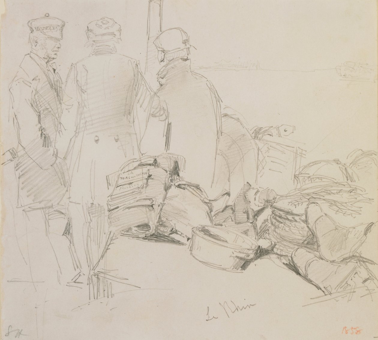A Rajna, 1858. alkotó: James Abbott McNeill Whistler