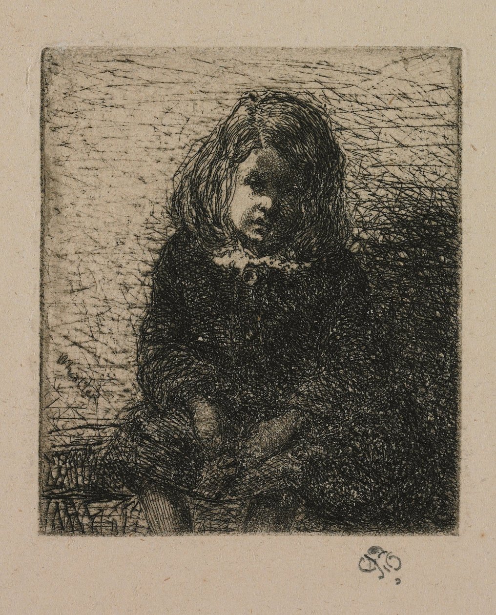 Kis Arthur a Tizenkét rézkarc a természet után sorozatból alkotó: James Abbott McNeill Whistler