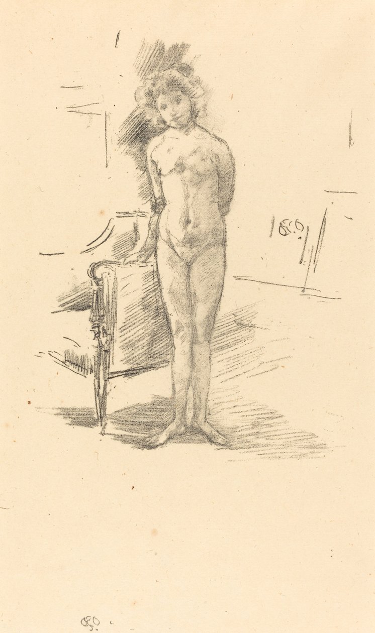 Kis londoni modell, 1896. alkotó: James Abbott McNeill Whistler