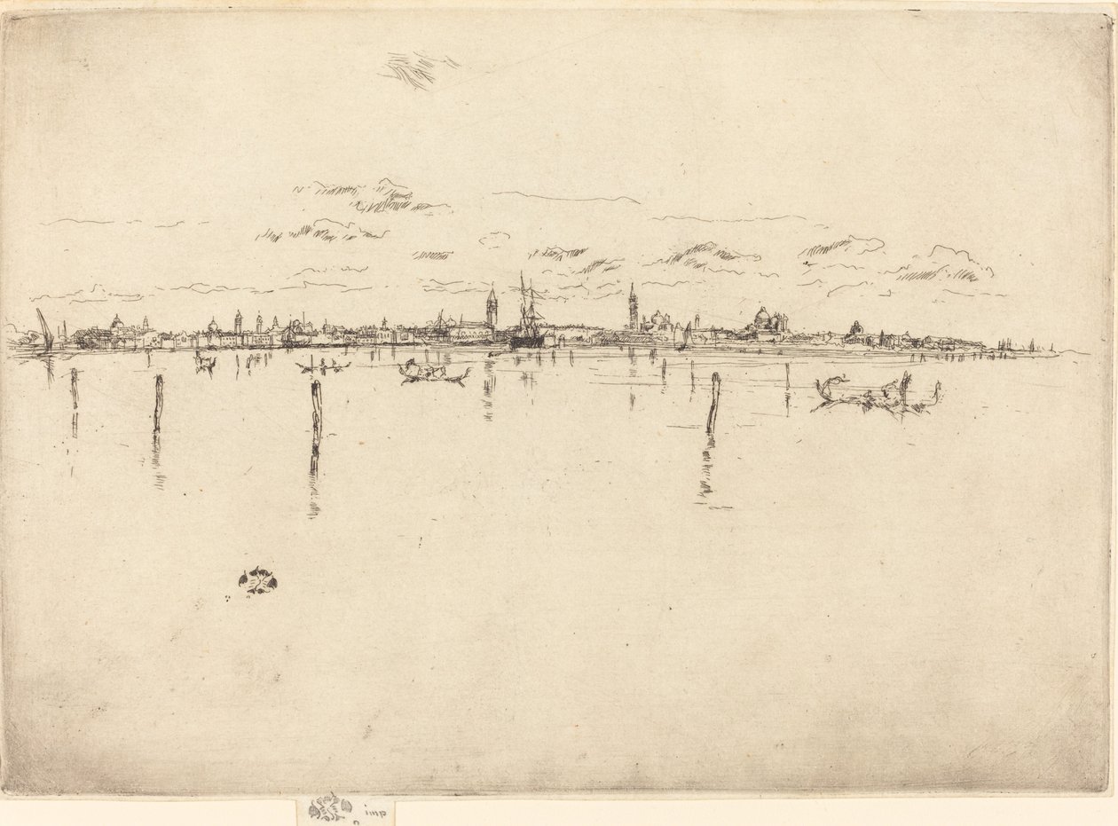 Kis Velence, 1880. alkotó: James Abbott McNeill Whistler