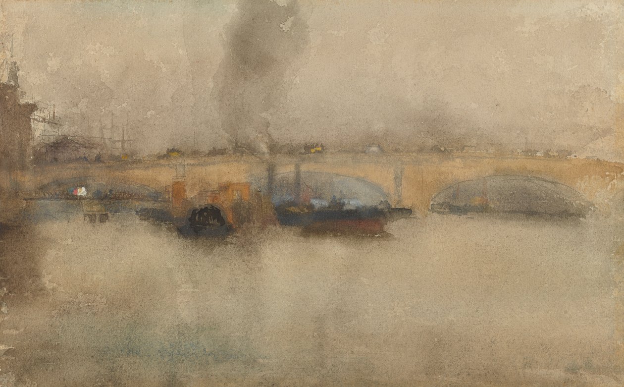 London Bridge, 1881. alkotó: James Abbott McNeill Whistler