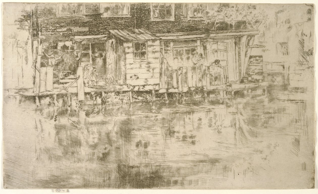 Long House, Dyers, Amszterdam, 1889 alkotó: James Abbott McNeill Whistler