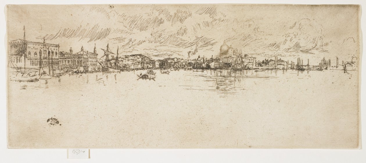 Hosszú Velence a Második Velence sorozatból, 1879-1880 alkotó: James Abbott McNeill Whistler
