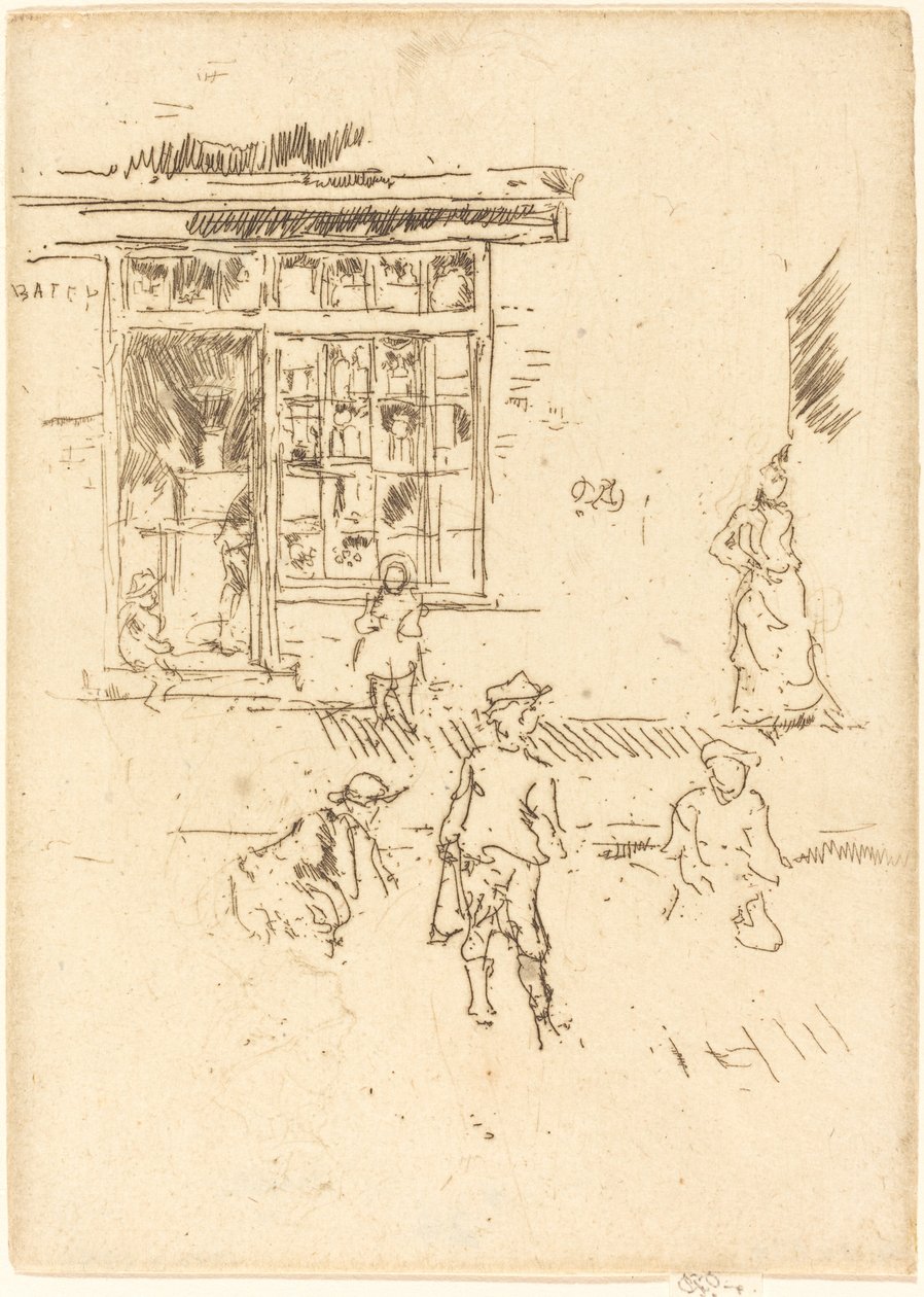 Márványok, c. 1887. alkotó: James Abbott McNeill Whistler