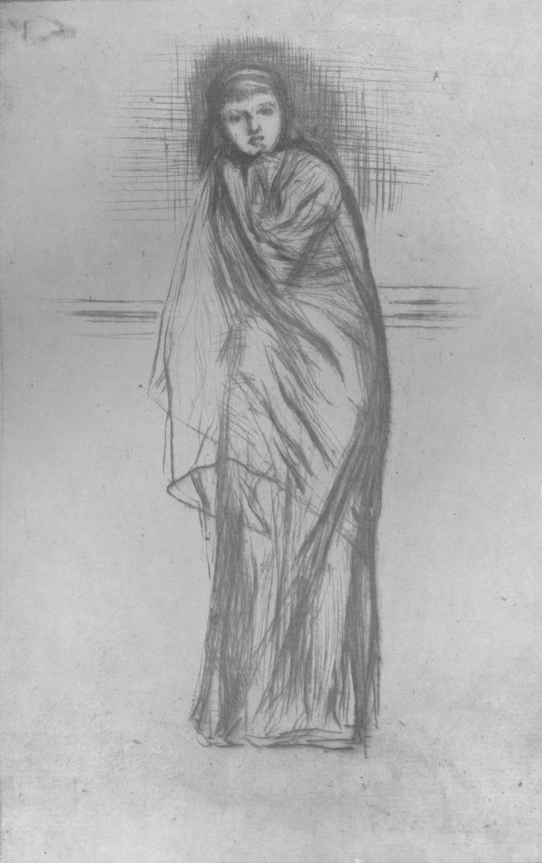 Pihenő modell, 1870, 1904 alkotó: James Abbott McNeill Whistler