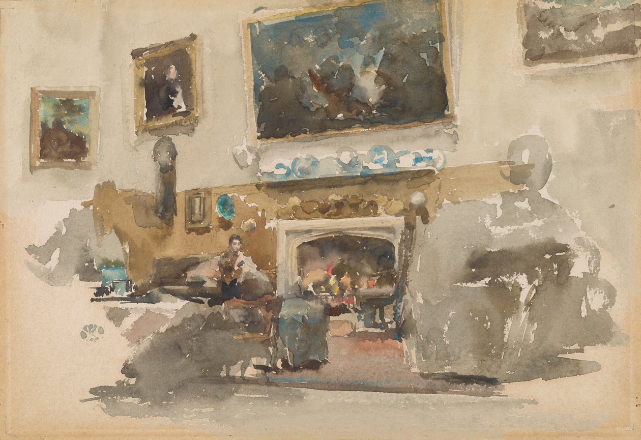 Moreby Hall, 1882-1884. alkotó: James Abbott McNeill Whistler