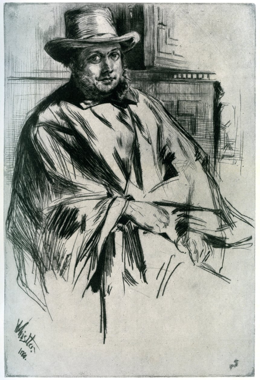 Mann úr, 1860-1904. alkotó: James Abbott McNeill Whistler