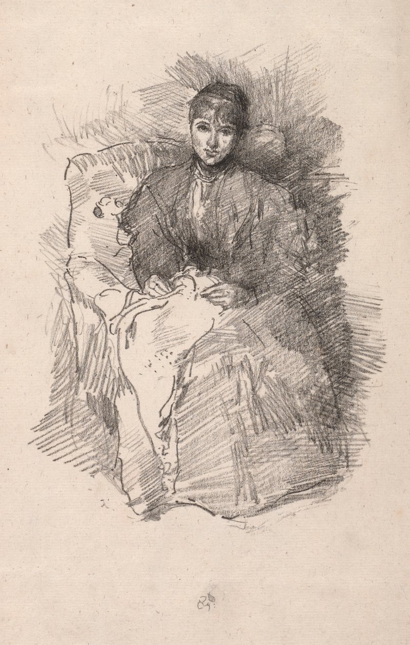 Kézimunka, 1896. alkotó: James Abbott McNeill Whistler