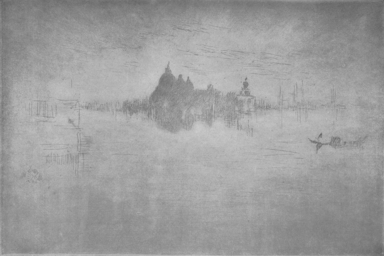 Nocturne-Salute, c1879, 1904 alkotó: James Abbott McNeill Whistler