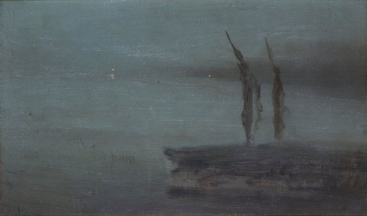 "Nocturne", 1854-1903 alkotó: James Abbott McNeill Whistler