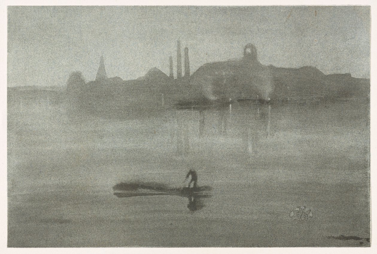 Nocturne, 1878. alkotó: James Abbott McNeill Whistler