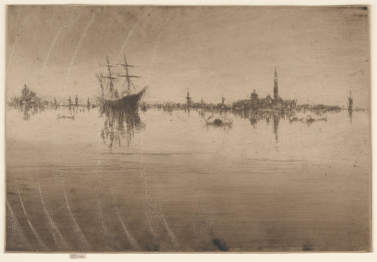 Nocturne, 1879-1880. alkotó: James Abbott McNeill Whistler