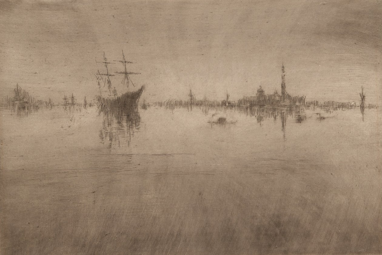 Nocturne, 1879-80 alkotó: James Abbott McNeill Whistler