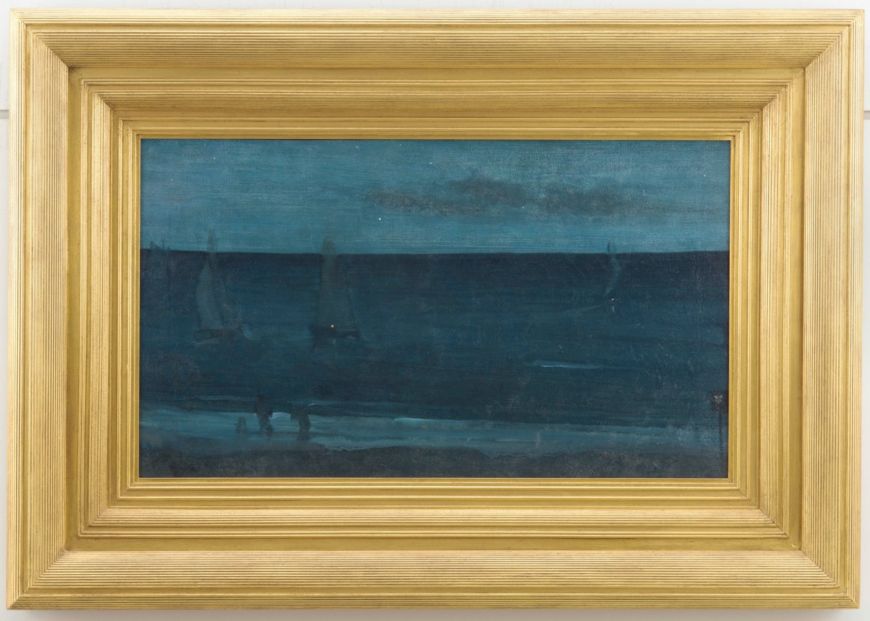 Noktürn: kék és ezüst – Bognor, 1871-1876. alkotó: James Abbott McNeill Whistler