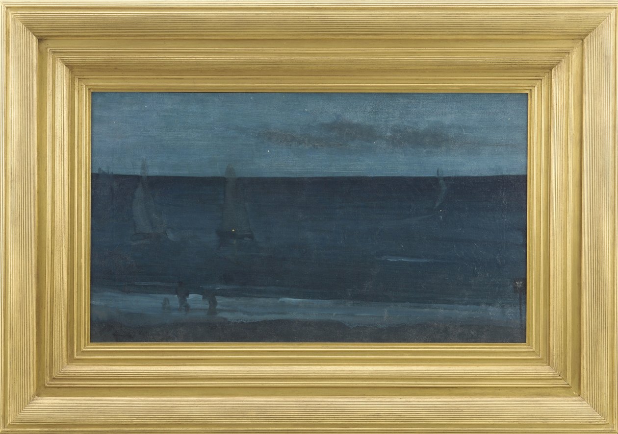 Noktürn: kék és ezüst – Bognor, 1871-76 alkotó: James Abbott McNeill Whistler