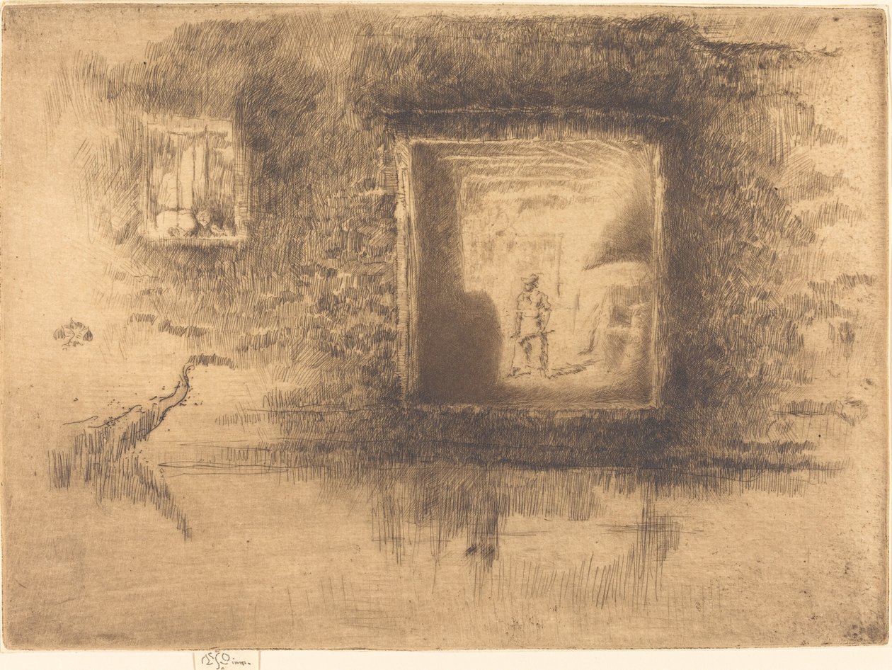 Noktürn: Kemence, 1880. alkotó: James Abbott McNeill Whistler