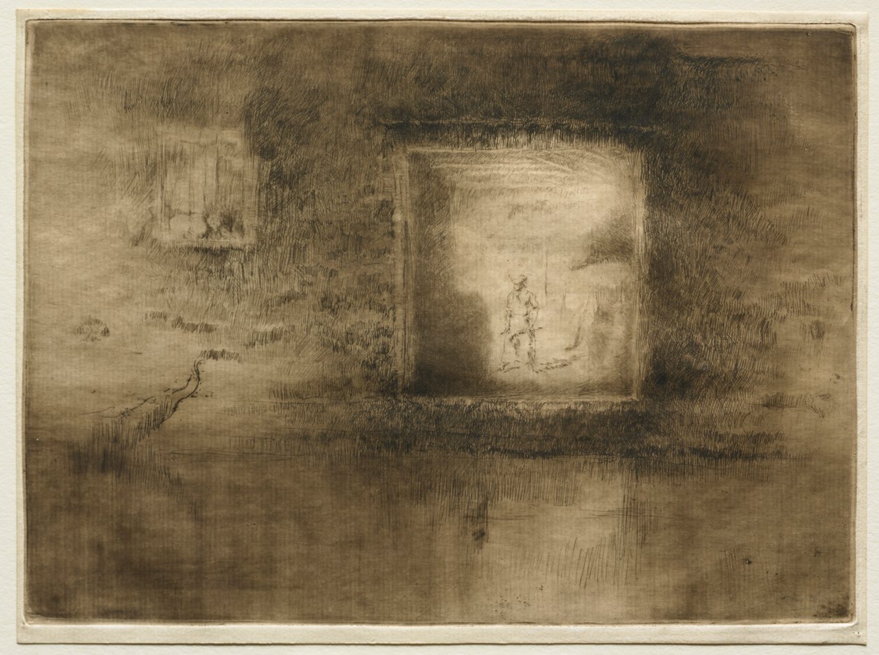 Noktürn: Kemence, 1886. alkotó: James Abbott McNeill Whistler