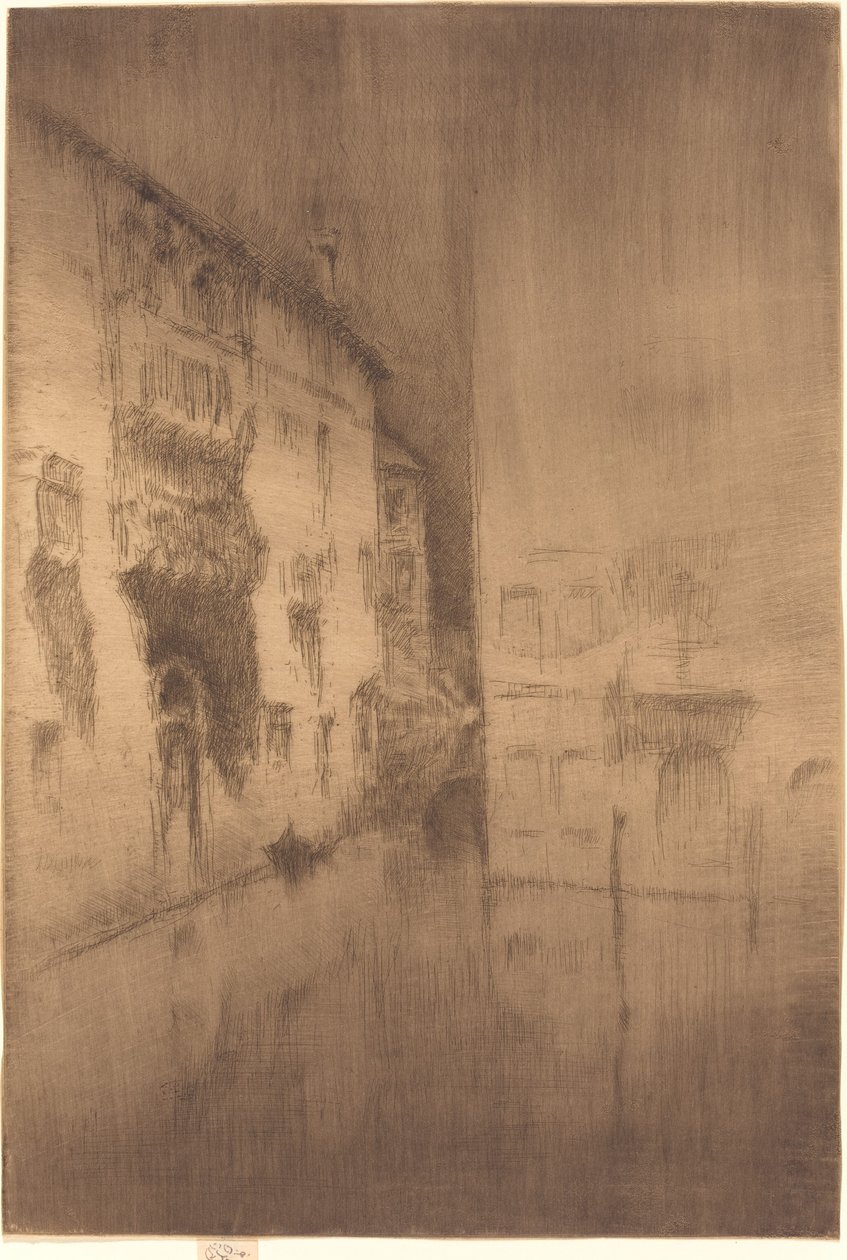 Nocturne: Paloták, 18791880. alkotó: James Abbott McNeill Whistler