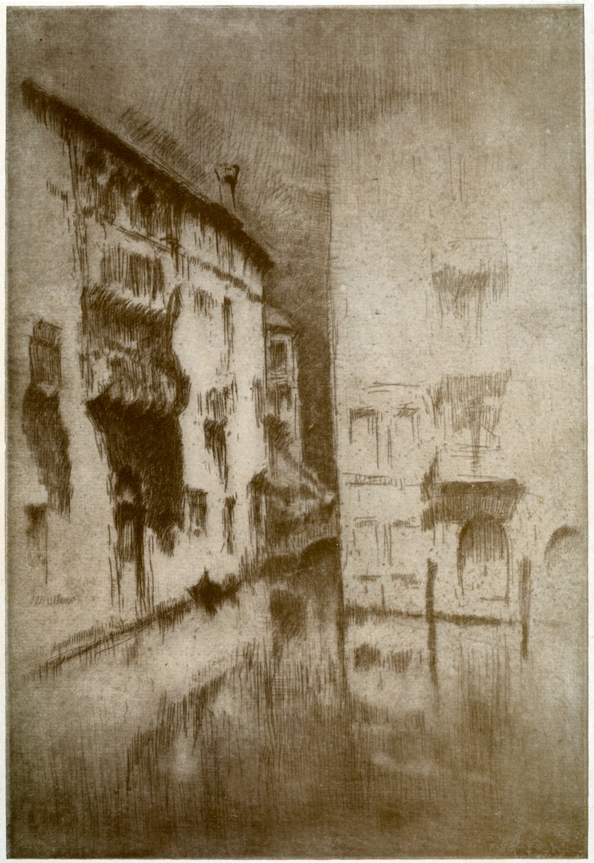 Nocturne: Paloták, 1879, 1904. alkotó: James Abbott McNeill Whistler