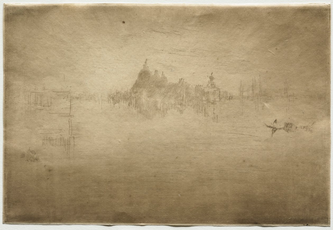 Nocturne, Salute. alkotó: James Abbott McNeill Whistler