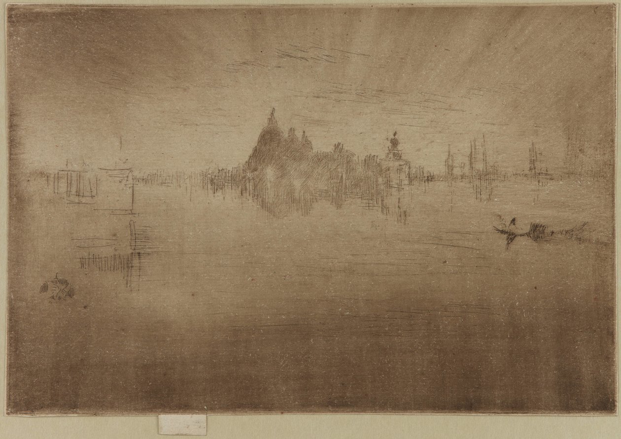 Nocturne: Salute, 1879-1880. alkotó: James Abbott McNeill Whistler