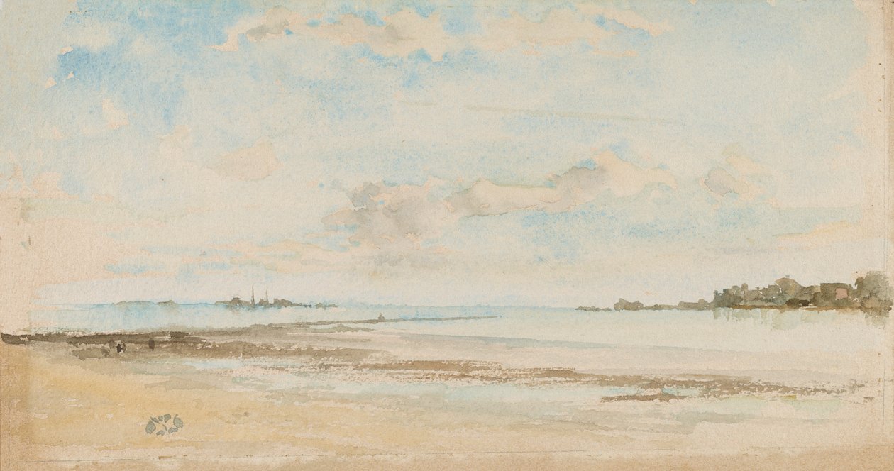 Note in Blue and OpalJersey, 1881. alkotó: James Abbott McNeill Whistler