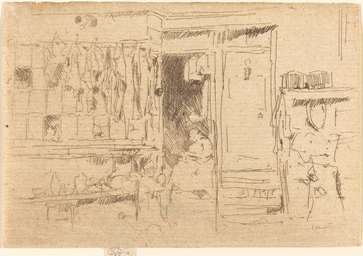 Óruhabolt, I. sz., c. 18841886. alkotó: James Abbott McNeill Whistler