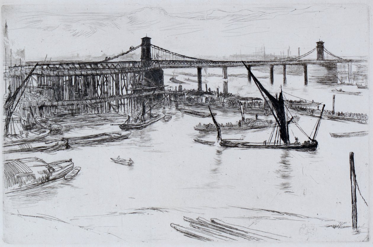 Régi Hungerford híd alkotó: James Abbott McNeill Whistler