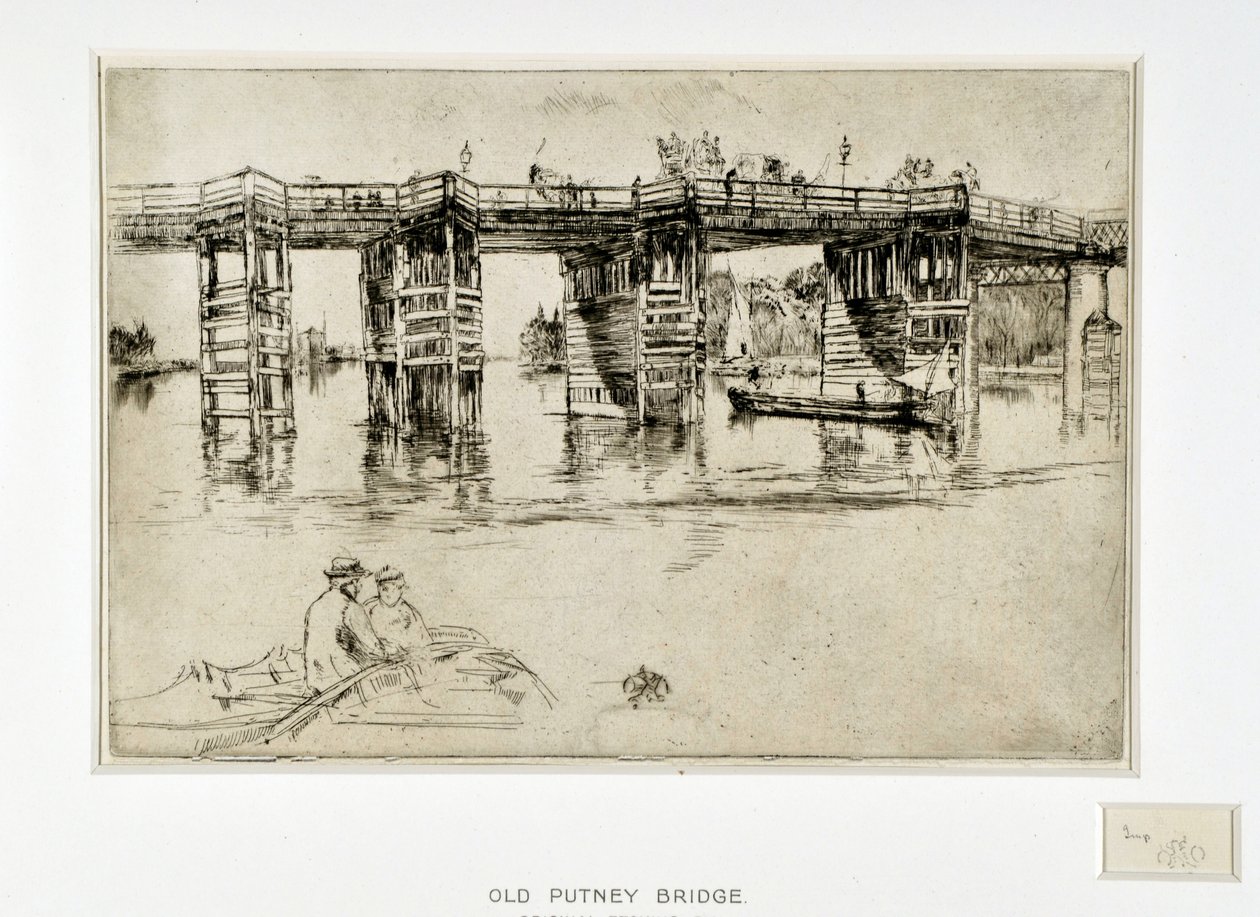 Régi Putney híd alkotó: James Abbott McNeill Whistler