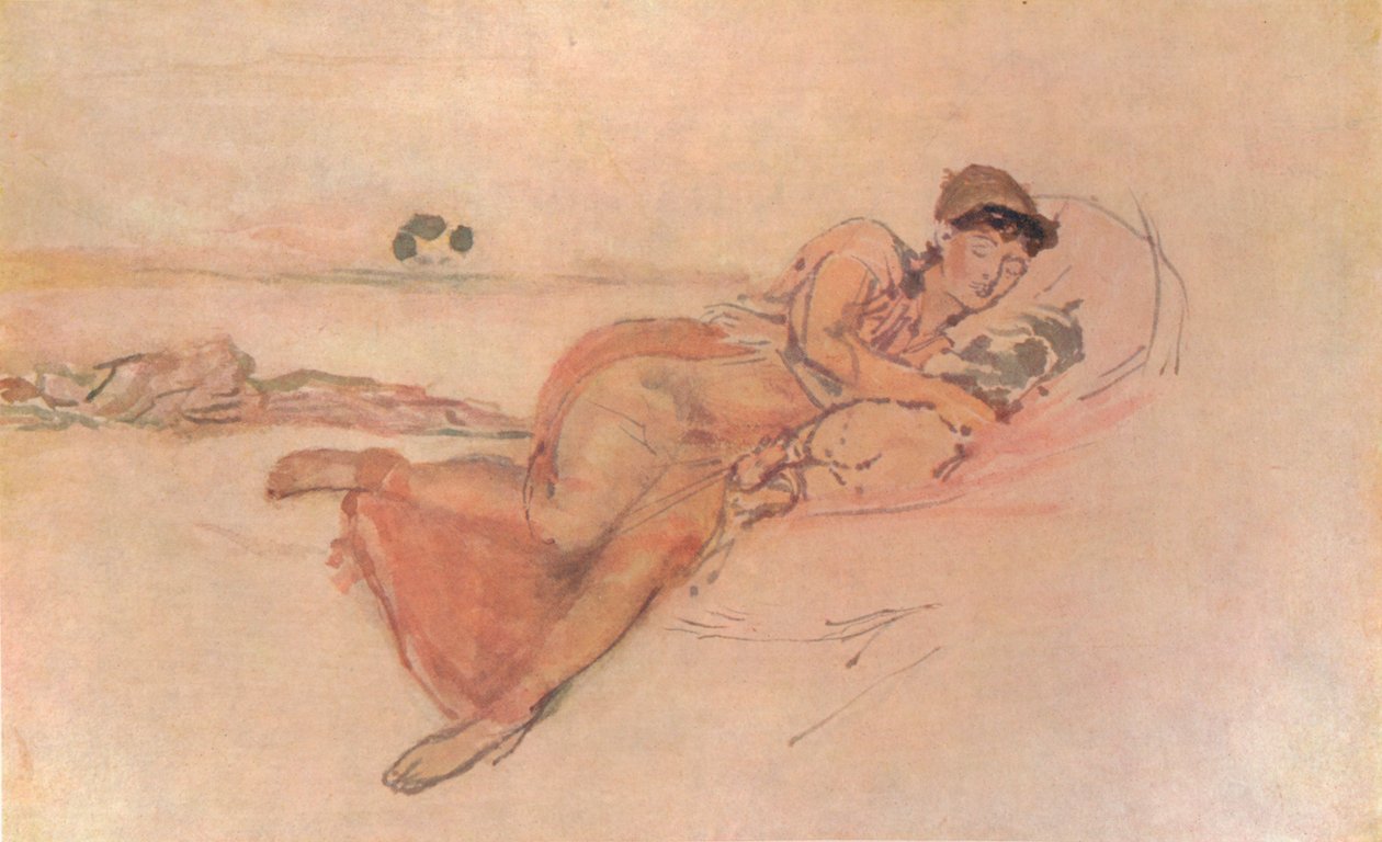 Pink és Rose, Az anyák alszanak, 1895, 1904 alkotó: James Abbott McNeill Whistler