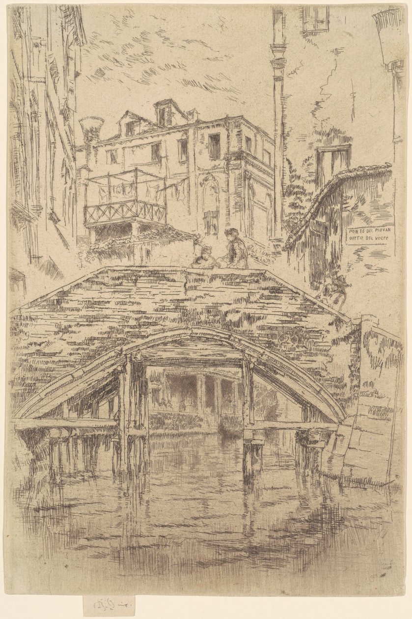 Piovan-híd, 1879-1880. alkotó: James Abbott McNeill Whistler