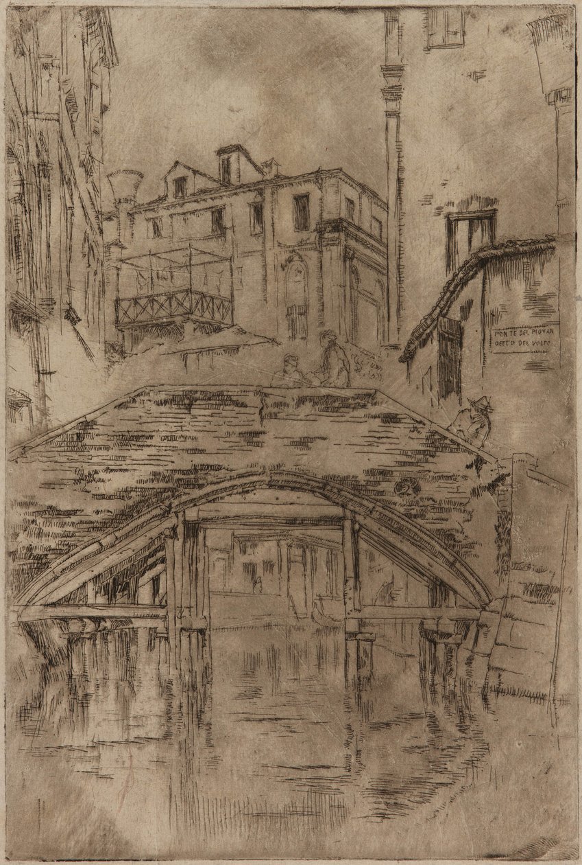 Piovan-híd, 1879-1880. alkotó: James Abbott McNeill Whistler