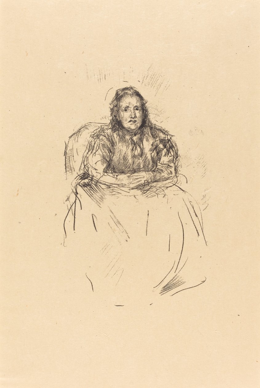 Portrétanulmány: Mrs. Philip, 1896. alkotó: James Abbott McNeill Whistler