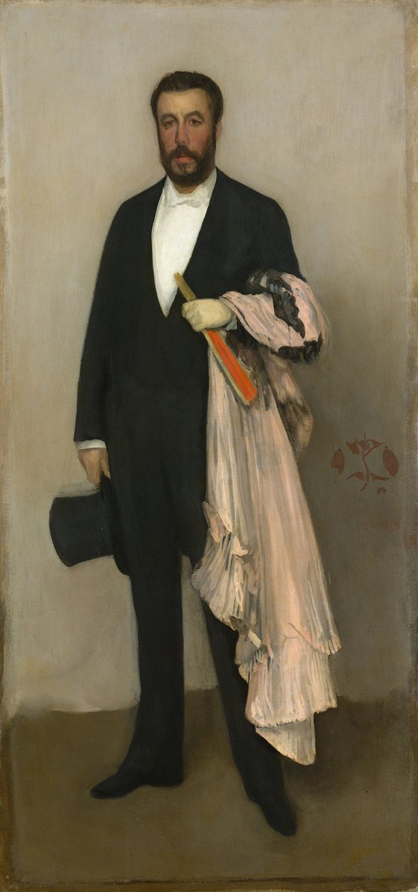 Theodore Duret portréja, 1883 alkotó: James Abbott McNeill Whistler