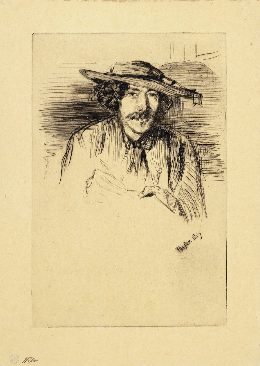 Whistler portréja, 1859 alkotó: James Abbott McNeill Whistler