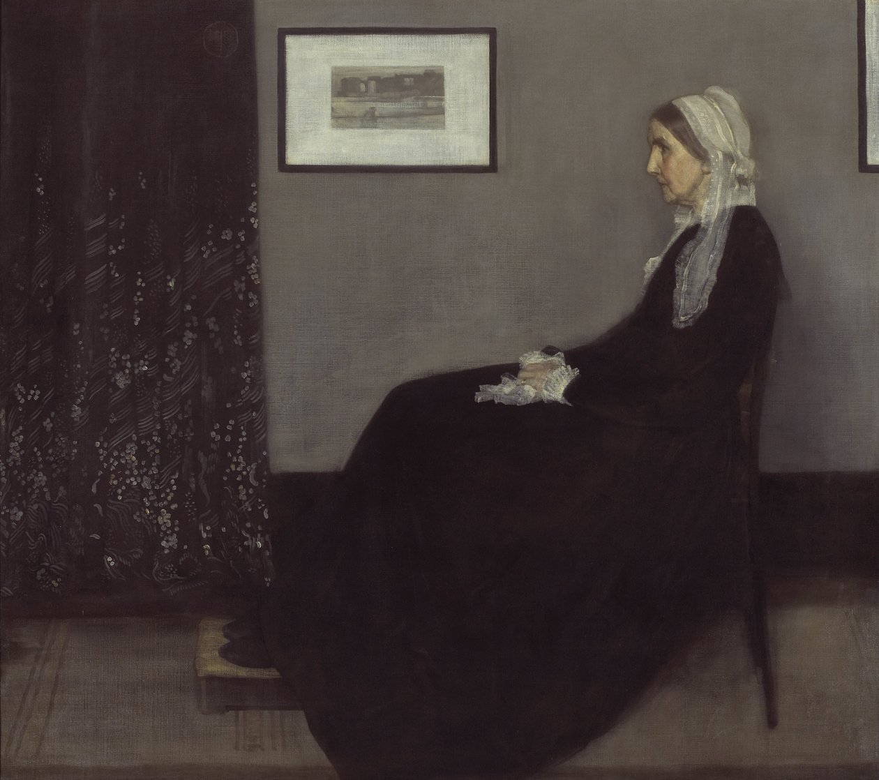 A művész anyjának portréja alkotó: James Abbott McNeill Whistler