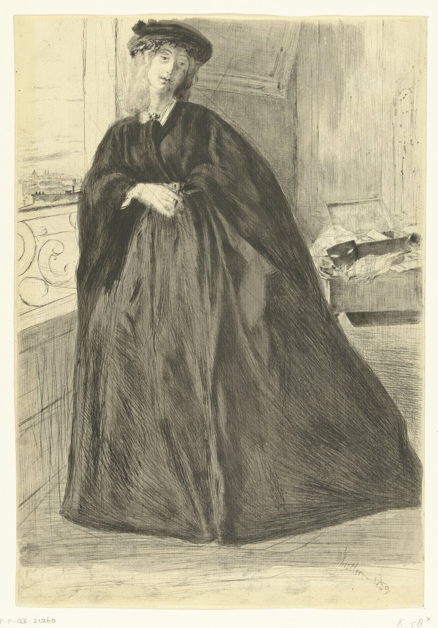 Finette portréja alkotó: James Abbott McNeill Whistler