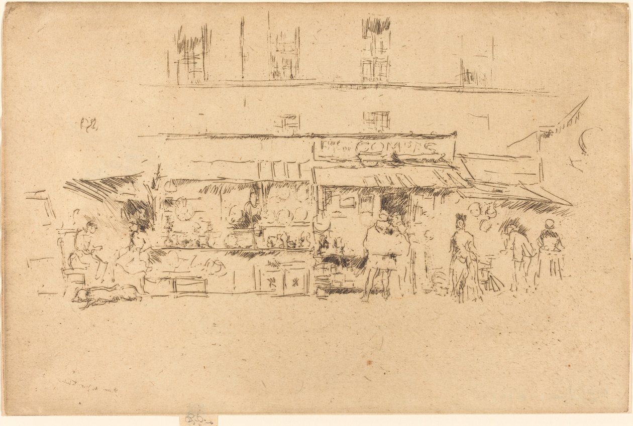 Monte Bell O, quai, 1893. alkotó: James Abbott McNeill Whistler