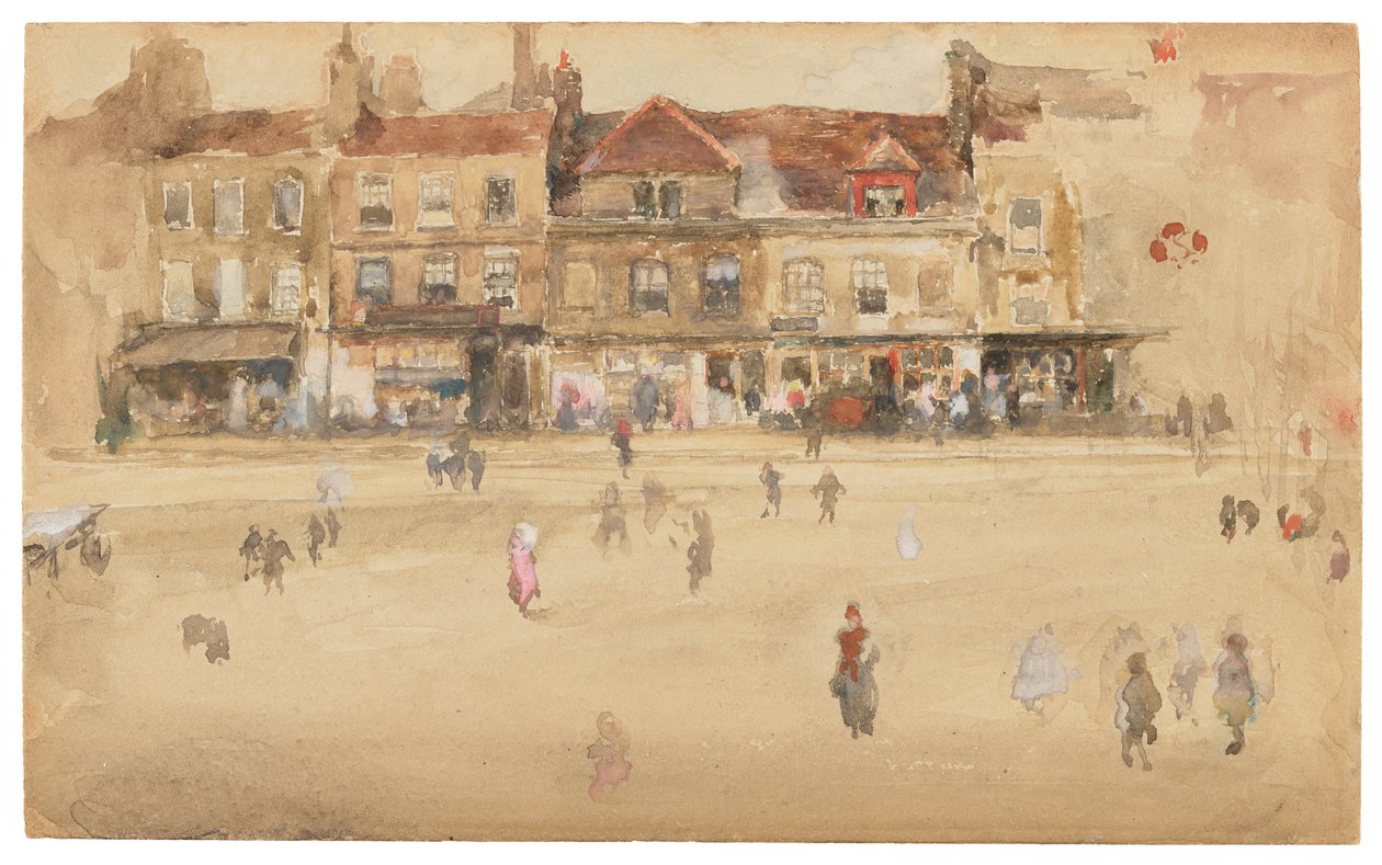 Vörös és barna-Hoxton alkotó: James Abbott McNeill Whistler