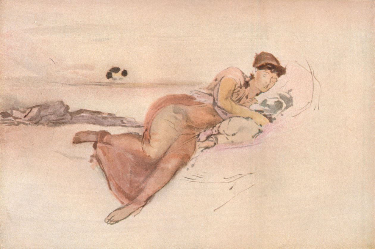 Rózsa és rózsaszín, Az anyák sziesztája, 1875 alkotó: James Abbott McNeill Whistler