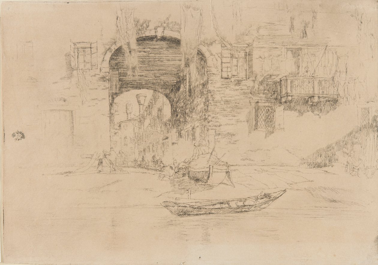 San Biagio, 1879-1880. alkotó: James Abbott McNeill Whistler